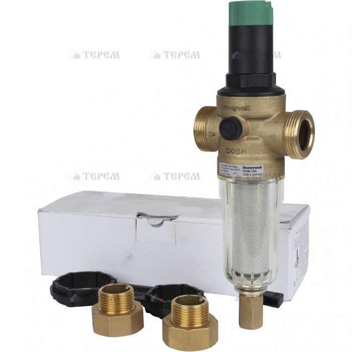 Honeywell (Resideo Braukmann) FK06-1 AAМ фильтр 100мк с редуктором давления