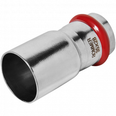 ROMMER RSS-0020-003528 Муфта переходная-НПр, 35х28, из нержавеющей стали прессовой