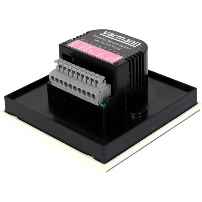 Электронный программируемый регулятор Varmann Vartronic с сенсорным дисплеем, белый, 703202 (24В)