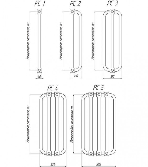 Стальной трубчатый радиатор KZTO (КЗТО) PC 2-1750-4 3/4, 4 секций, боковое подключение