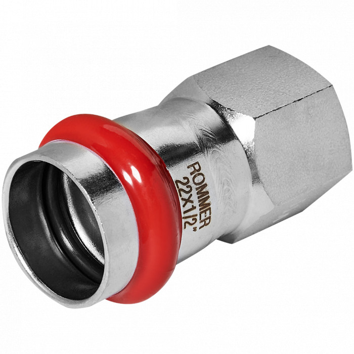 ROMMER RSS-0022-002212 ROMMER Переходник-ВР, 22х1/2, из нержавеющей стали прессовой