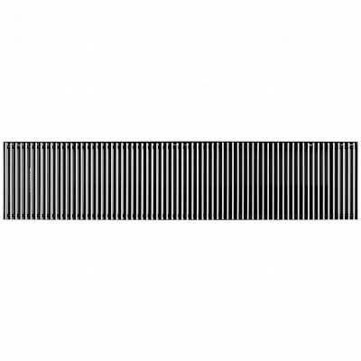 ROMMER RCN2-1000-0826120 ROMMER Конвектор внутрипольный RCN 80.260.1200 (Решётка роликовая, анодированный алюминий)