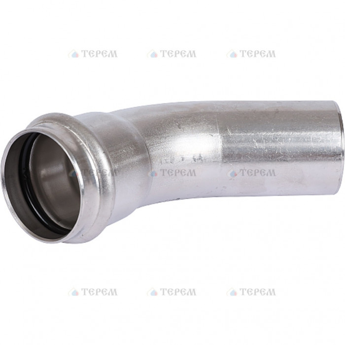 Sanha 9040 пресс-фит. нерж.сталь, отвод 45° ВПр-НПр, 35