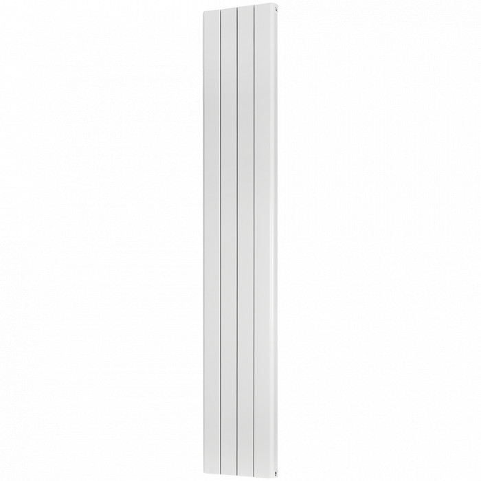 Алюминиевый радиатор STOUT Sebino 2000, 4 секций, Универсальное подключение, белый