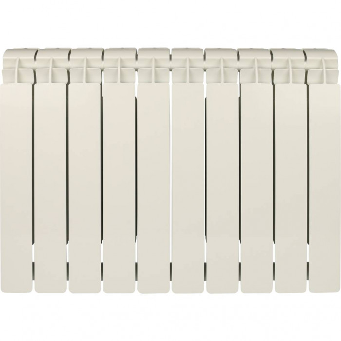 Алюминиевый радиатор Global VOX EXTRA 500, 10 секций, боковое подключение, белый