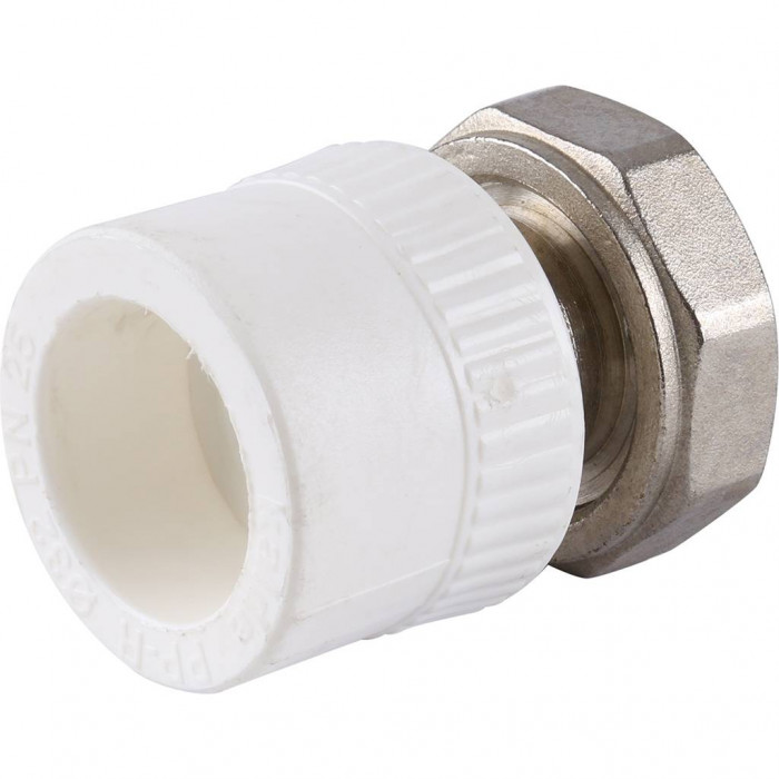 Муфта комбинированная Kalde с накидной гайкой 32х1 1/4 для полипропиленовых труб под сварку