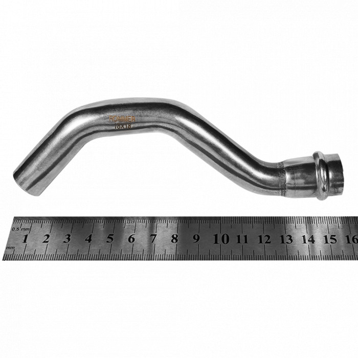 ROMMER RSS-0007-000018 ROMMER Обвод однораструбный-НПр, 18, из нержавеющей стали прессовой