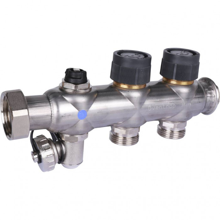 Распределительная гребенка Oventrop Multidis SF, 2 х G  3/4  с ротаметрами