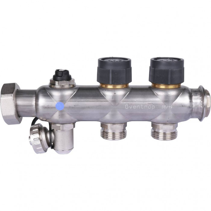 Распределительная гребенка Oventrop Multidis SF, 2 х G  3/4  с ротаметрами