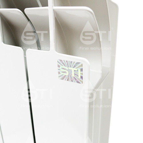 Биметаллический радиатор STI Bimetal 500/80, 6 секций, боковое подключение