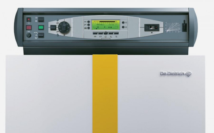 Напольный универсальный котел De Dietrich GT 430-8 Diematic-m3, атмосферный, одноконтурный