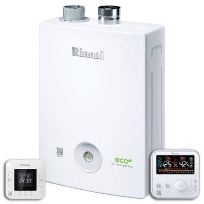 Настенный газовый котел Rinnai BR-R42 + WiFi, турбированный, двухконтурный