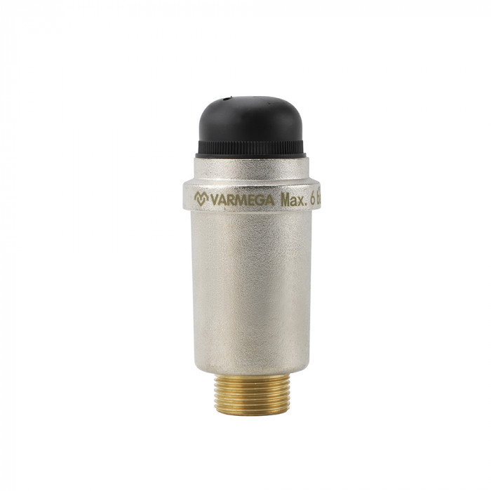 Автоматический воздухоотводчик Varmega VM13202, 3/4" НР, вертикальный выпуск