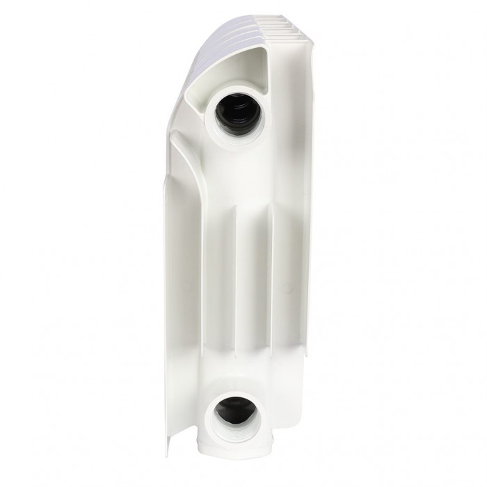 Алюминиевый радиатор Global VOX- R 200, 12 секций, боковое подключение, белый