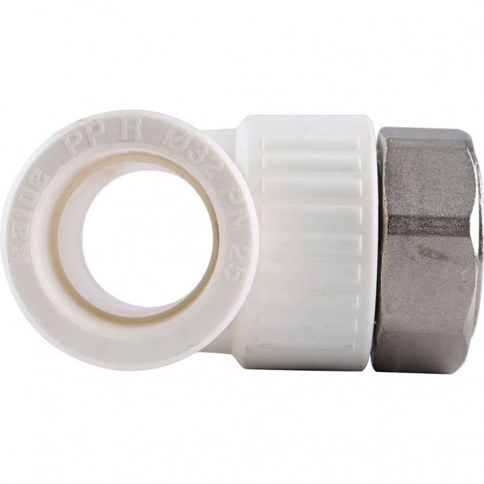 Тройник Kalde комбинированный с накидной гайкой 32х1 1/4