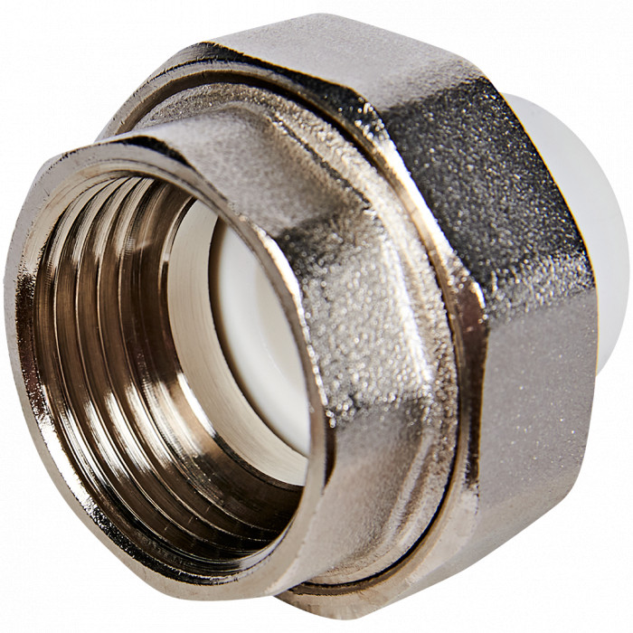 Pro Aqua PA20008 Pro Aqua d=20-1/2 PP-R Муфта комбинированная разъемная (американка) ВР Белая
