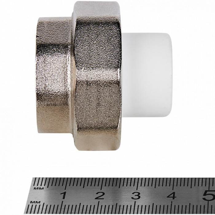 Pro Aqua PA20008 Pro Aqua d=20-1/2 PP-R Муфта комбинированная разъемная (американка) ВР Белая