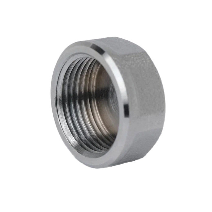 Заглушка для коллектора РЕХАУ с внутренней резьбой 3/4 MX хром.