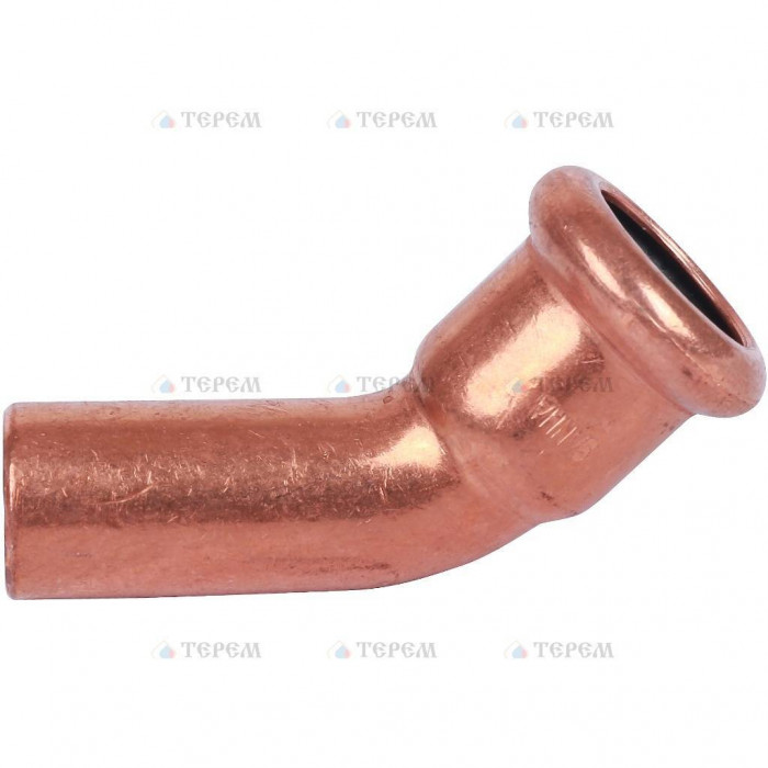 Sanha 6040, отвод 45° ВПр-НПр, 15, для медных труб прессовой