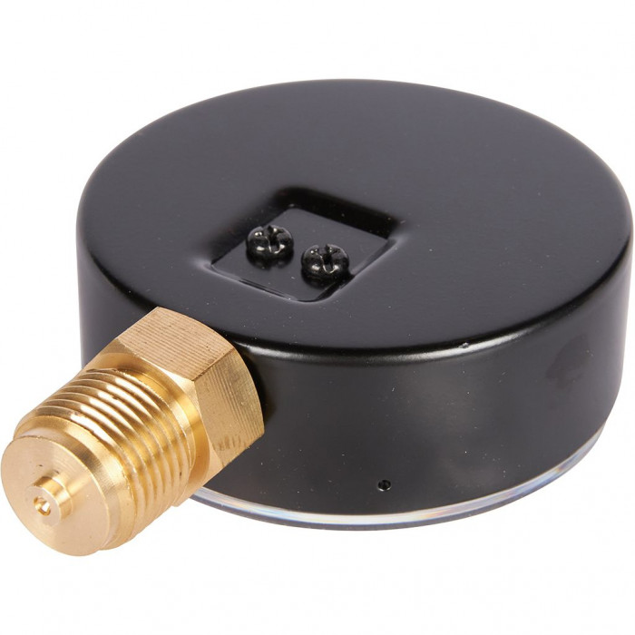 RIM-0010-801015 Манометр ROMMER радиальный. Корпус Dn 80 мм 1/2 , 0...10 бар, кл.2.5