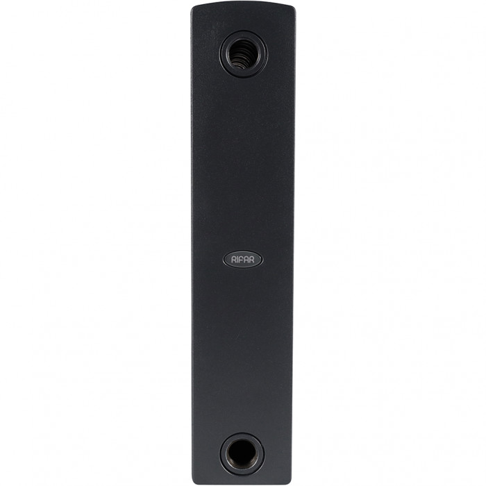 Биметаллический радиатор RIFAR SUPReMO 350, 8 секций, боковое подключение, черный