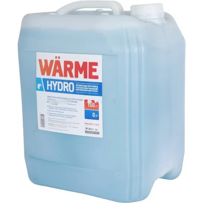 Теплоноситель вода с присадками Warme Hydro 20 л 20 кг