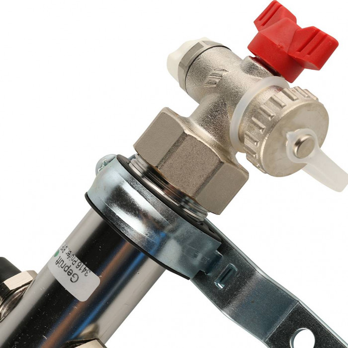 Распределительный коллектор REHAU HKV на 6 контуров нержавеющая сталь (12180611001)