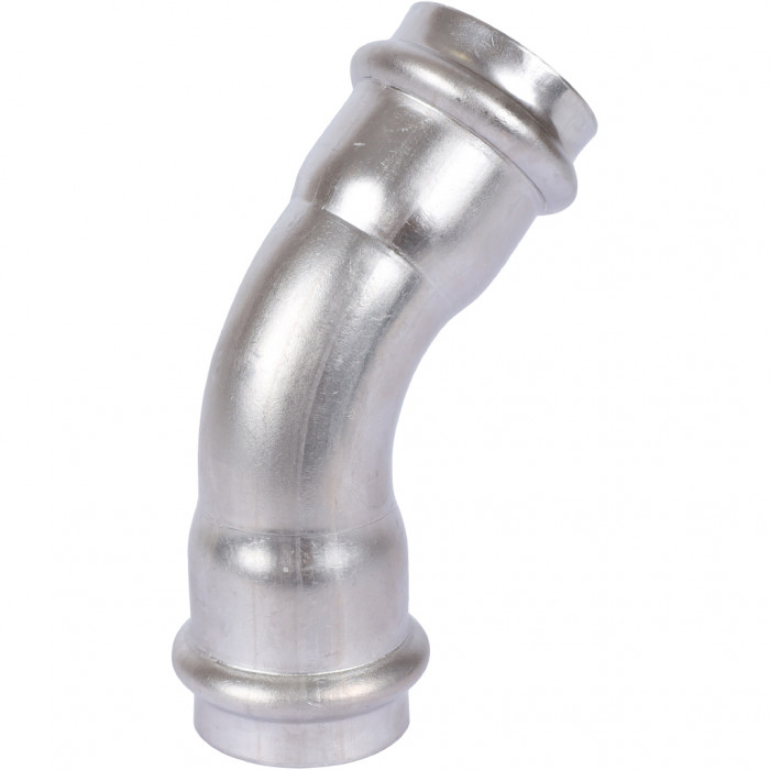 Sanha 9041 пресс-фит. нерж.сталь, отвод 45° ВПр-ВПр, 28