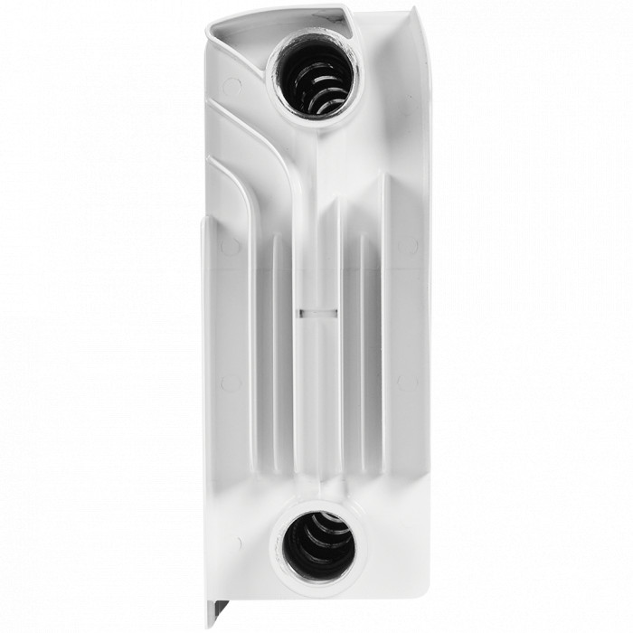 Биметаллический радиатор STOUT TITAN 200, 7 секций, боковое подключение, белый