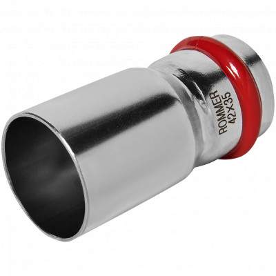 ROMMER RSS-0020-004235 Муфта переходная-НПр, 42х35, из нержавеющей стали прессовой