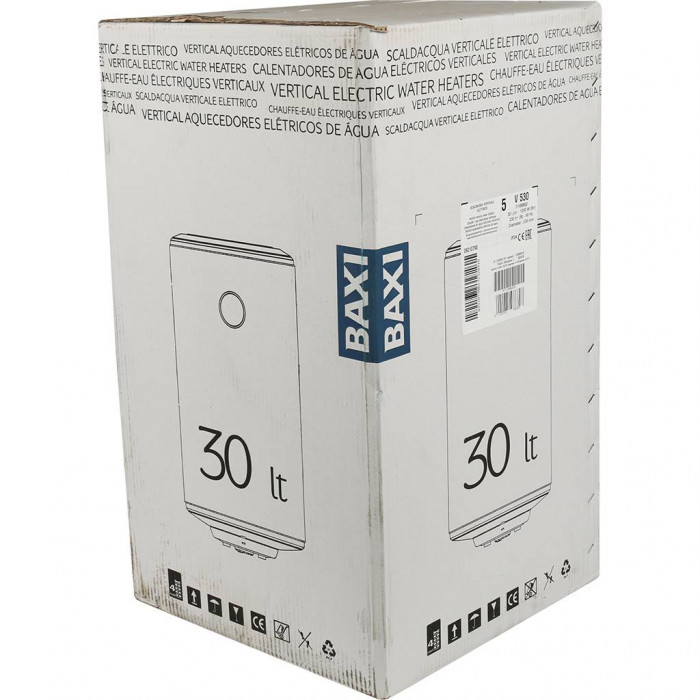 Накопительный водонагреватель Baxi EXTRA V 530, 30 л
