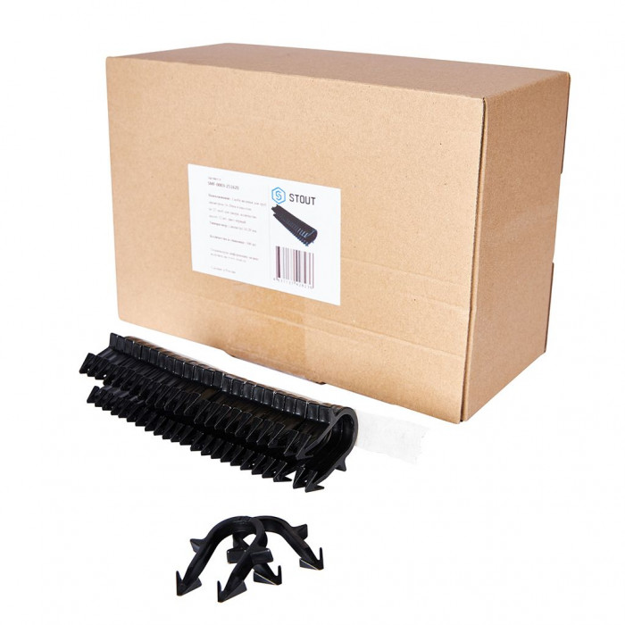 STOUT SMF-0003 Кассета для такера (по 25шт скоб якорных для труб диам.16-20мм)