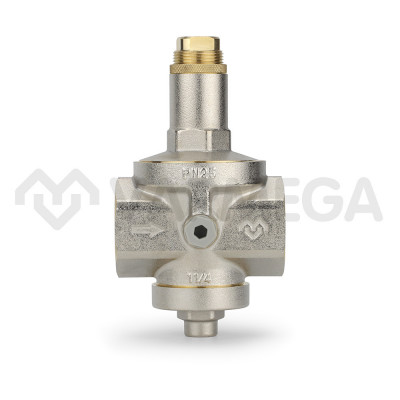Редуктор давления Varmega VM12804, 1 1/4&quot;, PN25, мембранный, с присоединением к манометру