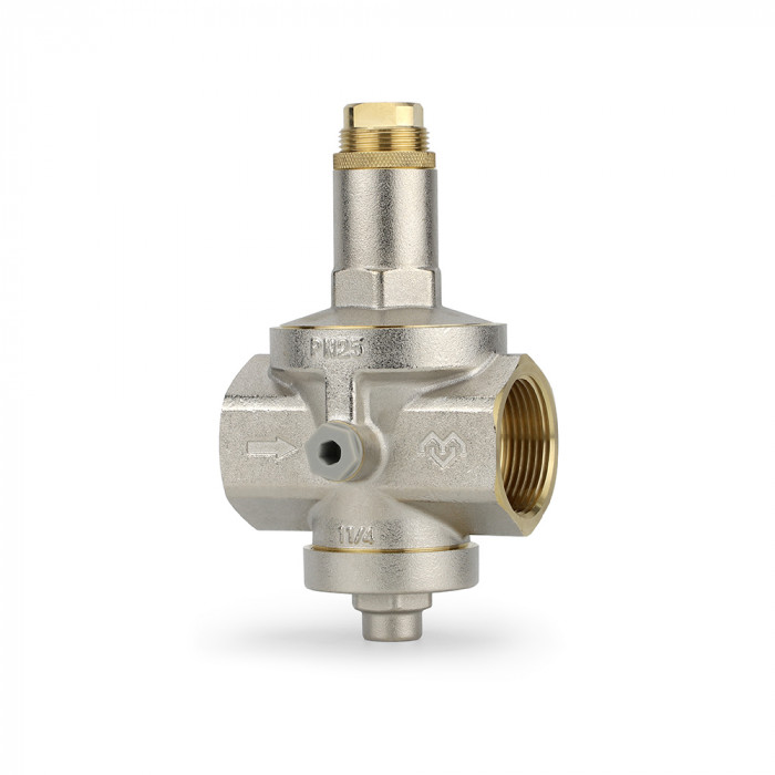 Редуктор давления Varmega VM12804, 1 1/4", PN25, мембранный, с присоединением к манометру