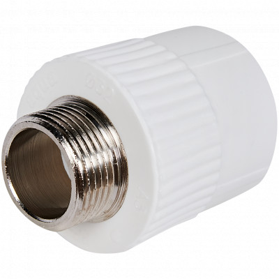 Pro Aqua PA23016P Pro Aqua d= 32-3/4 PP-R Муфта комбинированная НP Белая