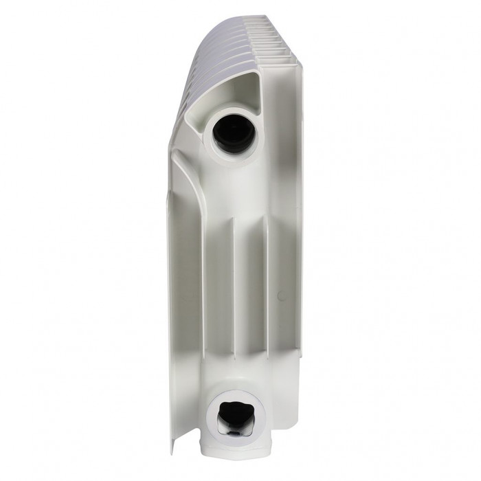 Алюминиевый радиатор Global VOX- R 200, 10 секций, боковое подключение, белый