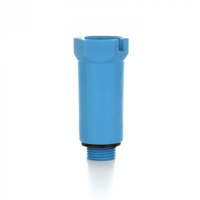 Заглушка удлиненная, 20x1/2” НР, синяя