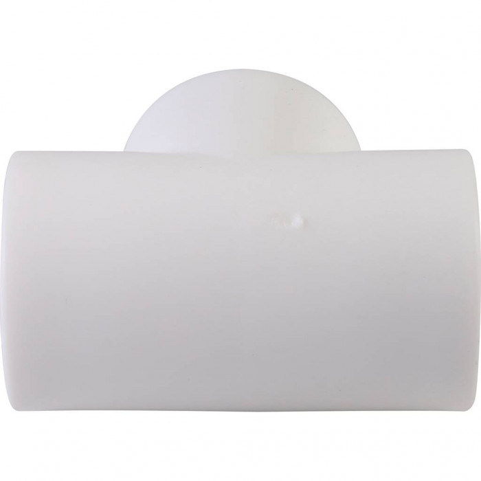 Политэк d=25 Тройник для полипропиленовых труб под сварку (цвет белый)