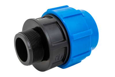 Муфта Политэк (ТПК-АКВА) ПНД переходная с наружной резьбой 32х1 1/4