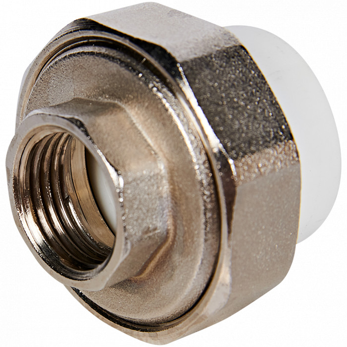Pro Aqua PA20012 Pro Aqua d=25-1/2 PP-R Муфта комбинированная разъемная (американка) ВР Белая