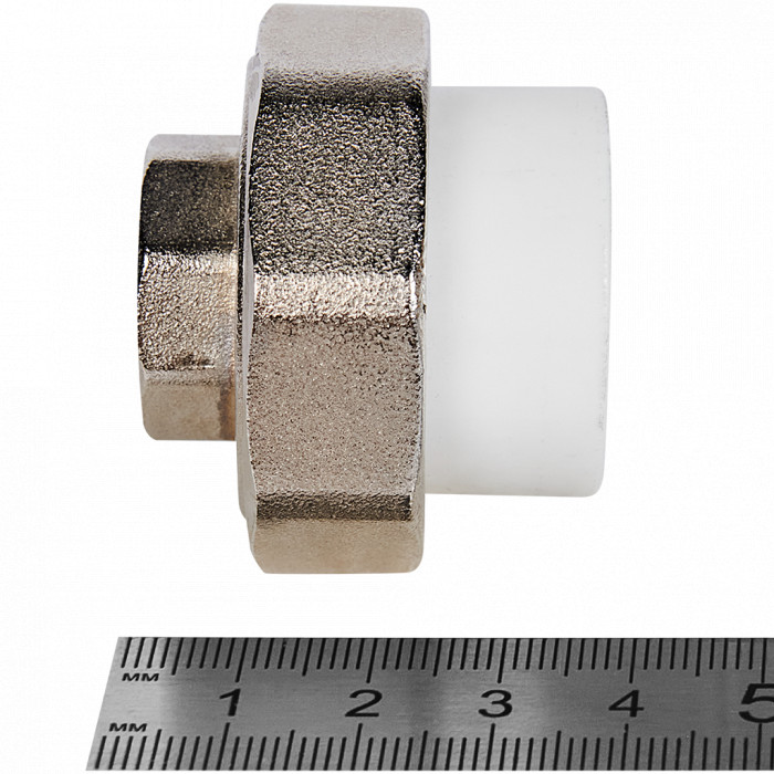 Pro Aqua PA20012 Pro Aqua d=25-1/2 PP-R Муфта комбинированная разъемная (американка) ВР Белая