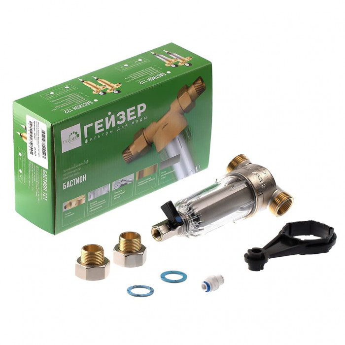 Гейзер 32667 фильтр Гейзер-Бастион 111 3/4 для холодной воды d60