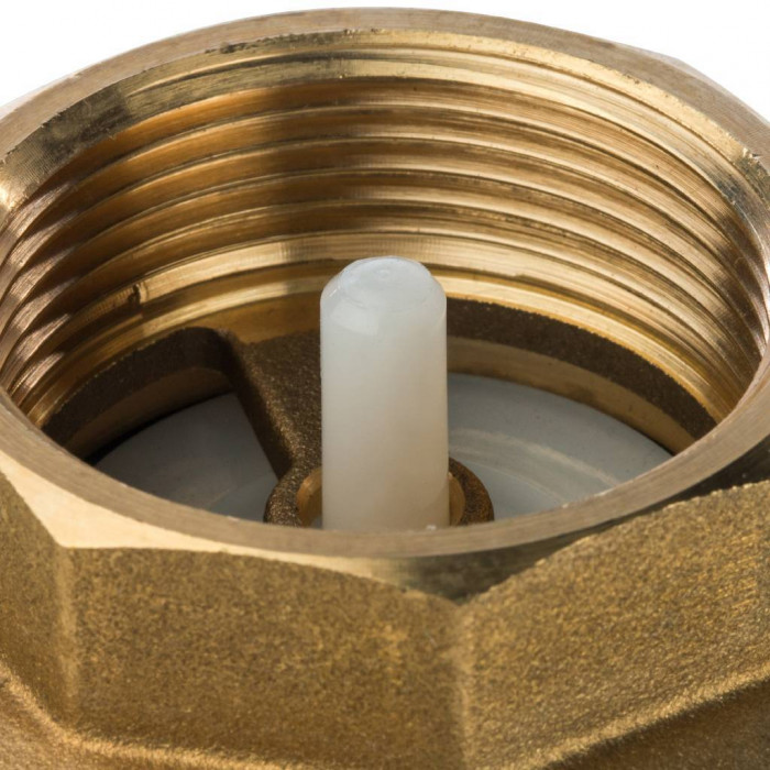 STOUT Клапан обратный пружинный муфтовый с пластиковым седлом 1 1/2"