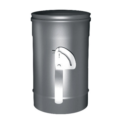 Задвижка поворотная с механизмом фиксации D100, AISI 304 (Вулкан)