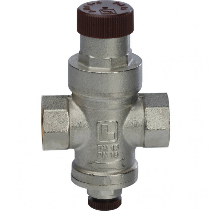 STOUT SVS 1/2 Редуктор давления с давлением на выходе 1…4 бар с подсоединением для манометра 1/4"