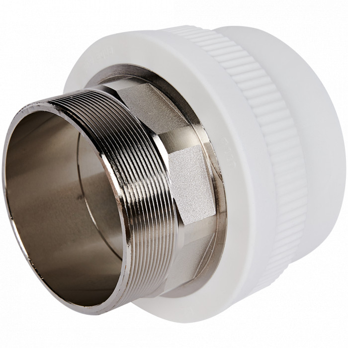 Pro Aqua PA23530P Pro Aqua d=110-4 PP-R Муфта комбинированная под ключ НР Белая