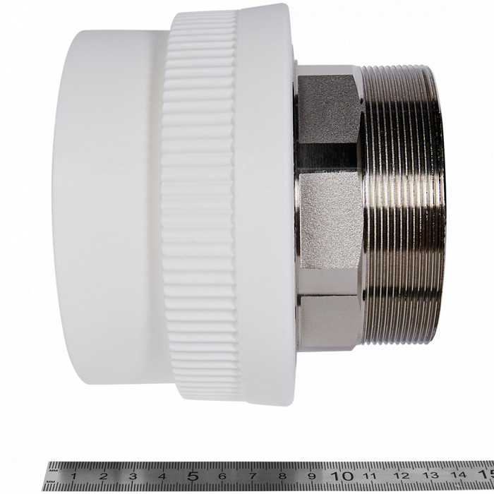 Pro Aqua PA23530P Pro Aqua d=110-4 PP-R Муфта комбинированная под ключ НР Белая