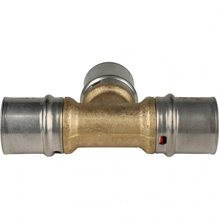 STOUT Тройник равнопроходный 26х26х26 для металлопластиковых труб прессовой