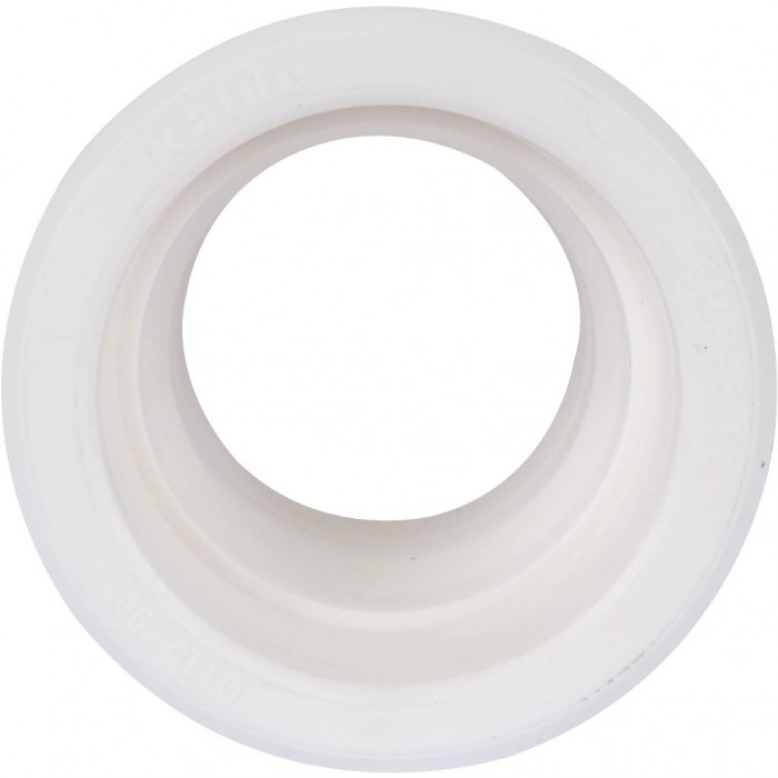 Kalde 110x90 Муфта переходная для полипропиленовых труб под сварку (цвет белый)