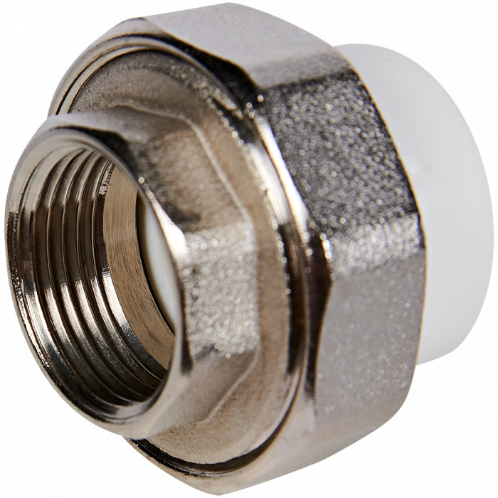 Pro Aqua PA20014 Pro Aqua d=25-3/4 PP-R Муфта комбинированная разъемная (американка) ВР Белая